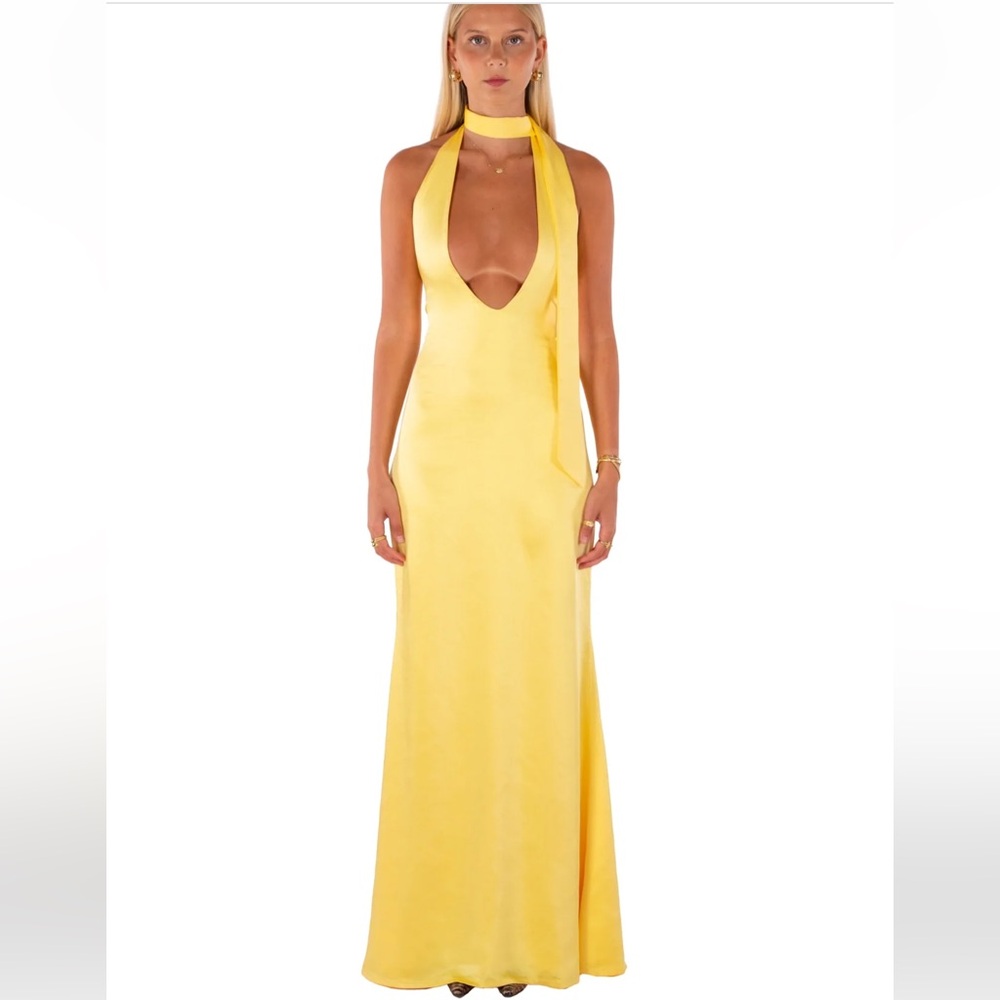 Yellow Maxi Dress - Picture 3 of 7
